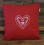Coussin Valandry rouge