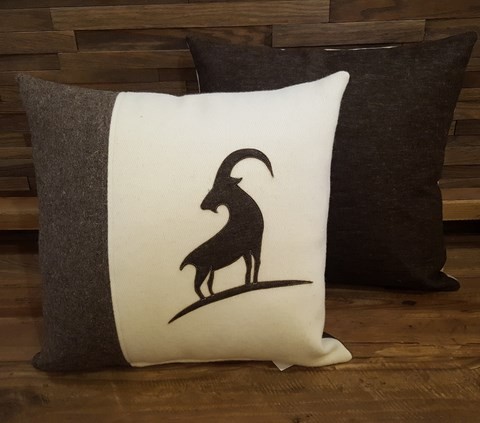 Coussin Vanoise marron