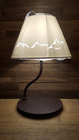 Lampe bronze fonçé