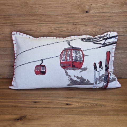 Coussin Villars écru