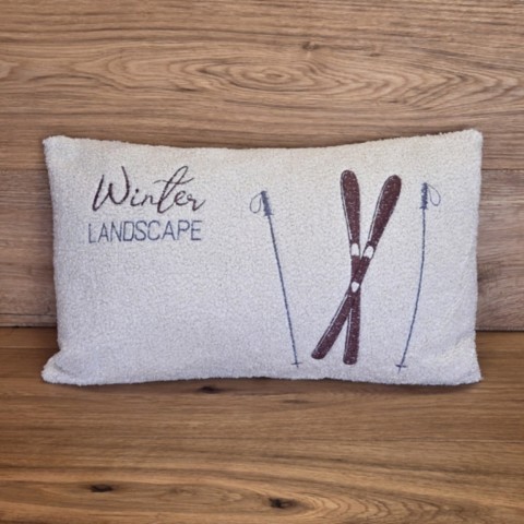Coussin Wildforest écru