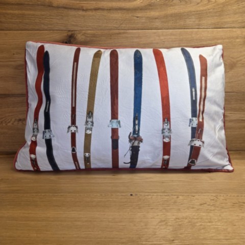 Coussin les Skis II 40x60cm