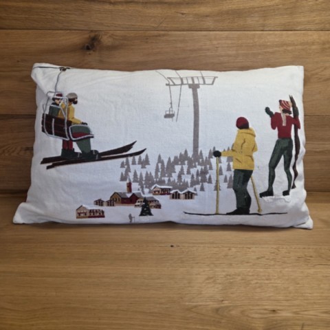 Coussin Scène de montagne I 35x60cm