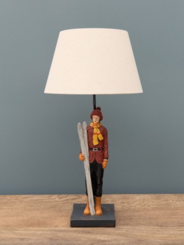 Lampe Madame au ski