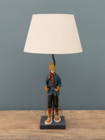 Lampe Monsieur en raquettes