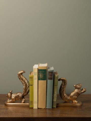  Serre-livres écureuils