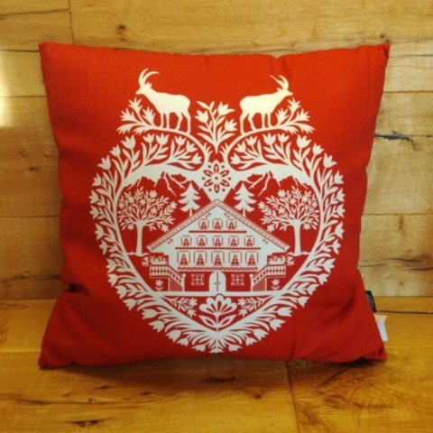 Coussin Everest rouge