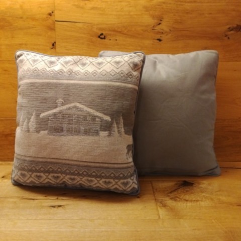 Coussin Chambery gris 