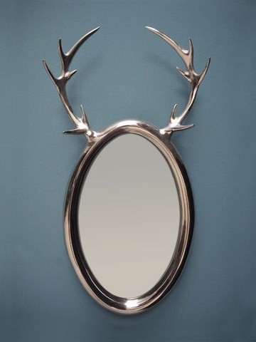 Miroir bois de cerfs 