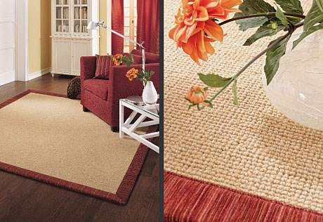 Tapis avec bordure