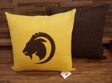 Coussin Galibier jaune 45x45cm