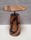 Table ronde en teak