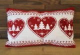 Coussin coeur blanc II