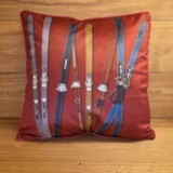 Coussin les Skis I 45x45cm