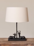 Lampe cerfs couchés