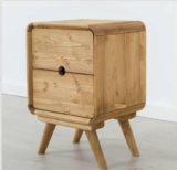 Table de chevet 2 tiroirs 