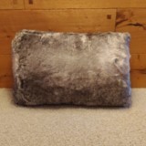 Coussin Loup gris