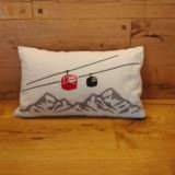 Coussin télécabines écru