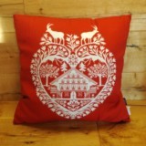 Coussin Everest rouge