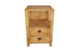 Table de chevet avec 2 tiroirs