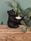 Porte bougie ours