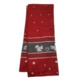 Plaid Silvaplana rouge